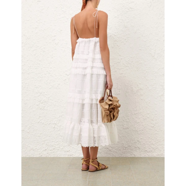 Elevate your elegance in this Zimmermann Dresses available now at Luxury Shoes 