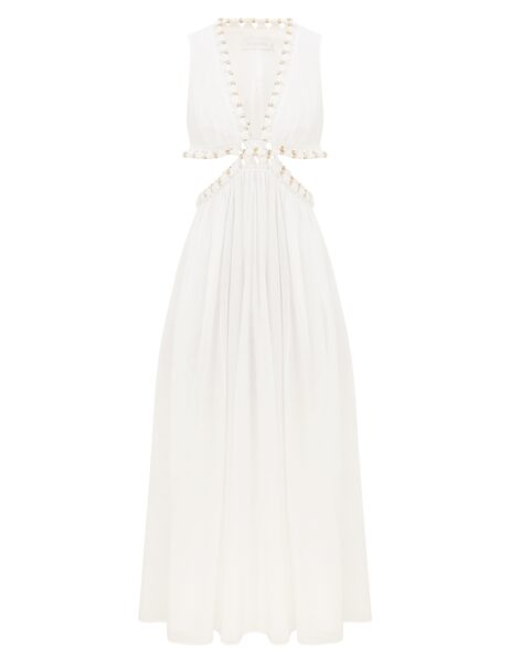 Elevate your elegance in this Zimmermann Dresses available now at Luxury Shoes 