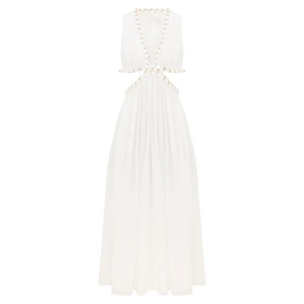 Elevate your elegance in this Zimmermann Dresses available now at Luxury Shoes 