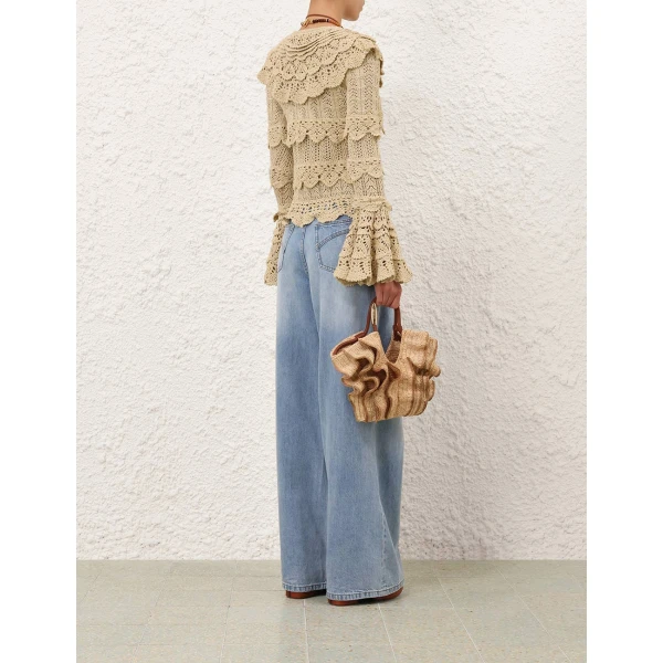 Elevate your elegance in this Zimmermann Tops available now at Luxury Shoes 