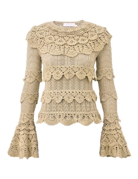 Elevate your elegance in this Zimmermann Tops available now at Luxury Shoes 