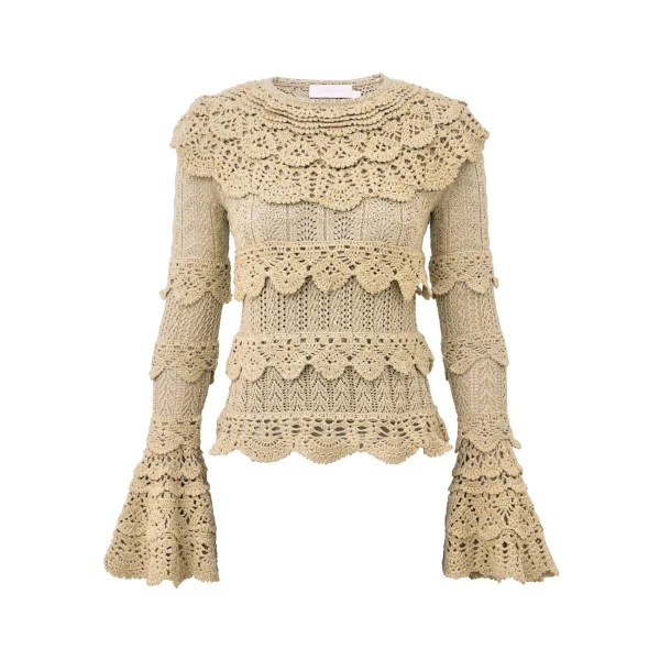 Elevate your elegance in this Zimmermann Tops available now at Luxury Shoes 