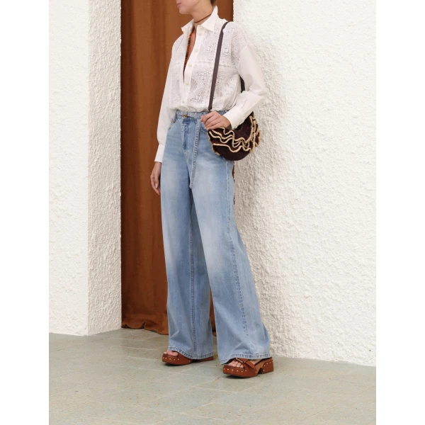 Elevate your elegance in this Zimmermann Tops available now at Luxury Shoes 