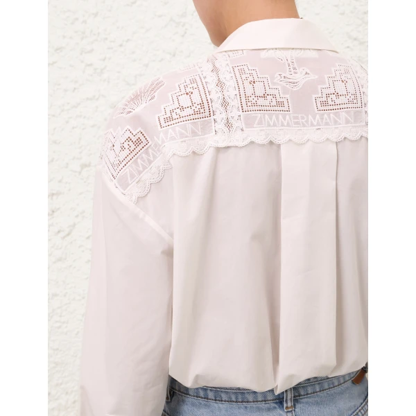 Elevate your elegance in this Zimmermann Tops available now at Luxury Shoes 