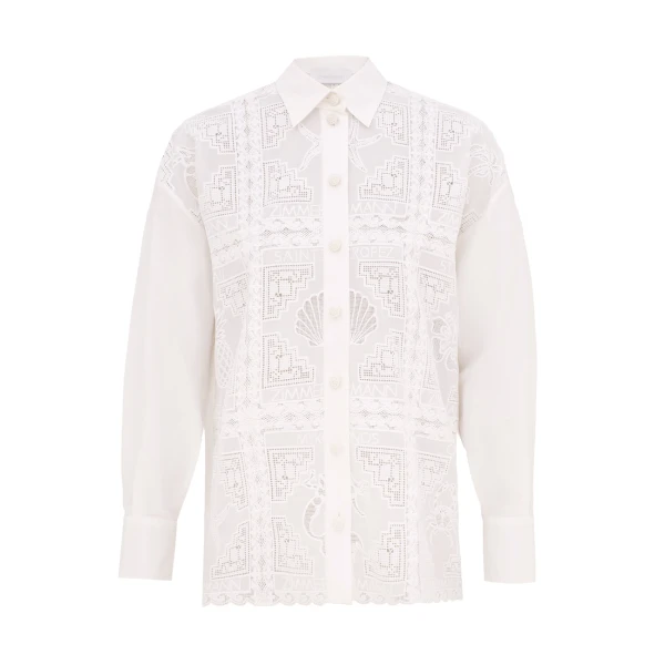 Elevate your elegance in this Zimmermann Tops available now at Luxury Shoes 