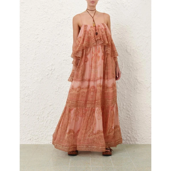 Elevate your elegance in this Zimmermann Dresses available now at Luxury Shoes 