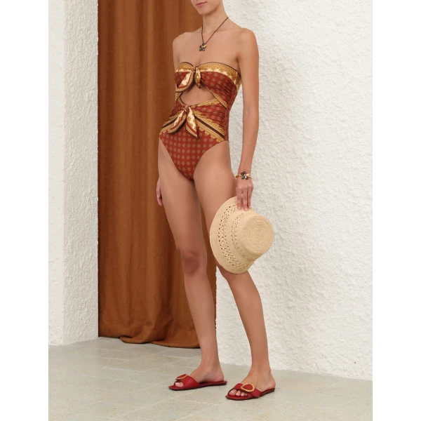 Elevate your elegance in this Zimmermann Beachwear available now at Luxury Shoes 