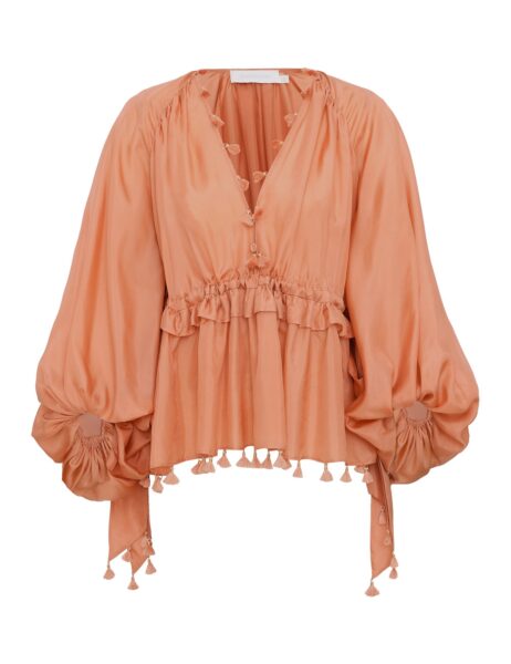 Elevate your elegance in this Zimmermann Tops available now at Luxury Shoes 