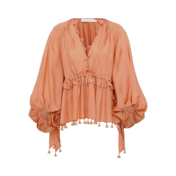 Elevate your elegance in this Zimmermann Tops available now at Luxury Shoes 