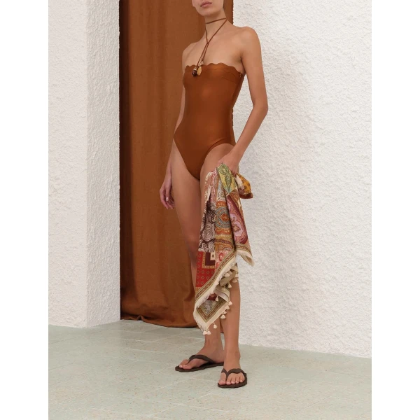 Elevate your elegance in this Zimmermann Beachwear available now at Luxury Shoes 
