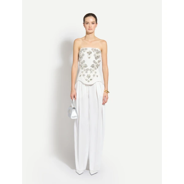 Zuhair Murad Cady Beaded Top - Tops - Lebanese Haute Couture and Evening Gowns at Luxury Shoes 