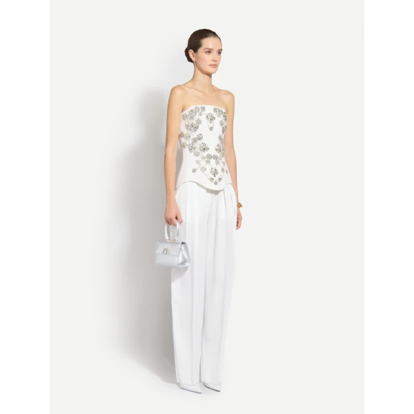 Zuhair Murad Cady Beaded Top - Tops - Lebanese Haute Couture and Evening Gowns at Luxury Shoes 