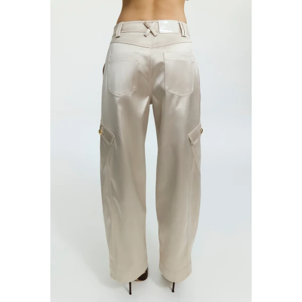 Aje Ardena Satin Cargo Pant