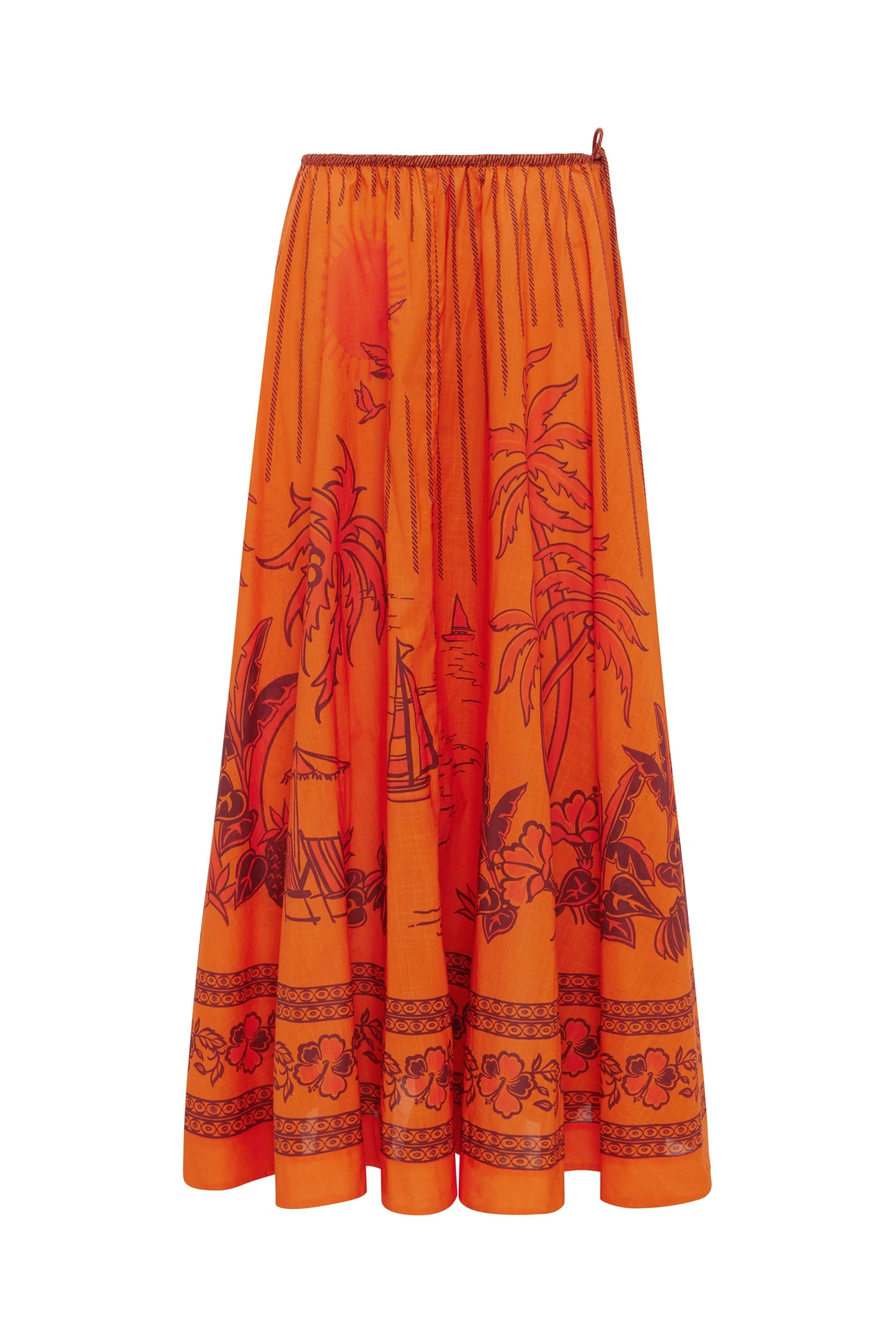 Boathouse Midi Skirt by Alemais - Skirts Alémais Boathouse Midi Skirt