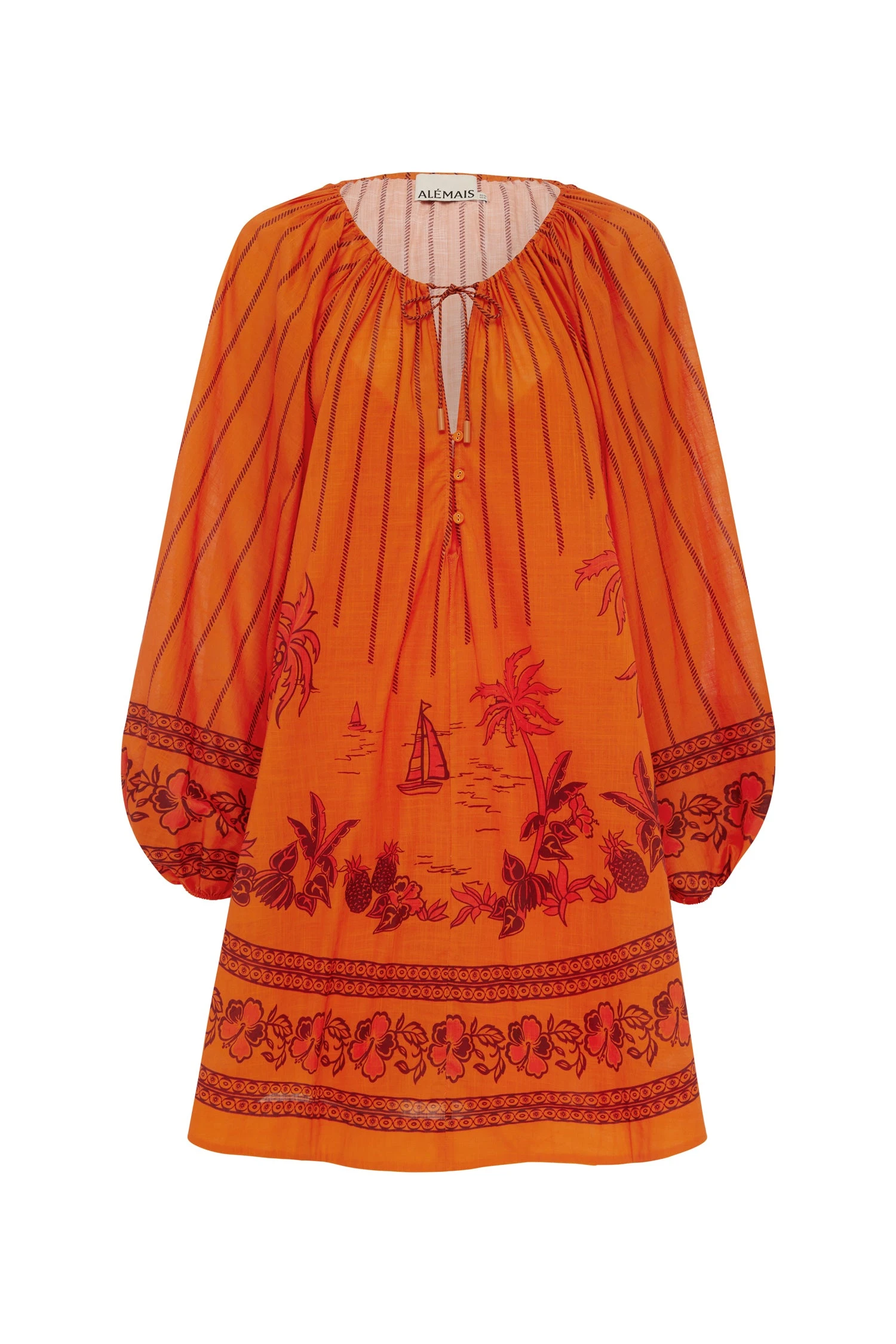 Boathouse Mini Dress by Alemais - Dresses Alémais Boathouse Mini Dress