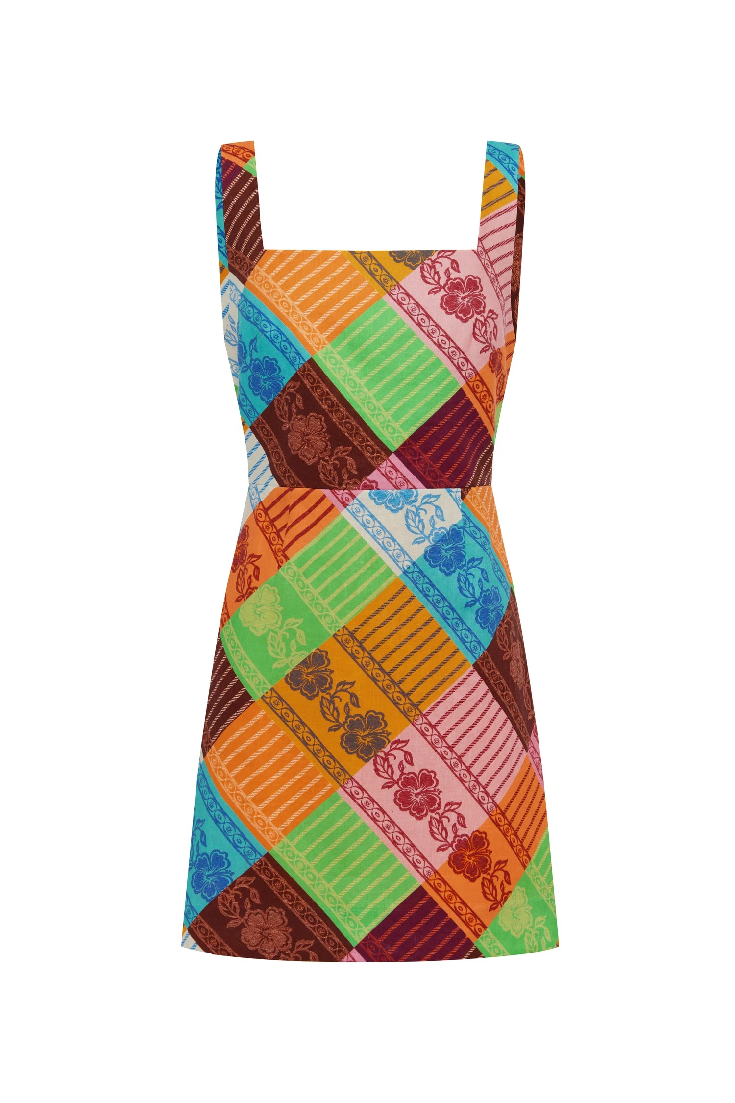 Kaleidoscope Mini Dress by Alemais - Dresses Alémais Kaleidoscope Mini Dress