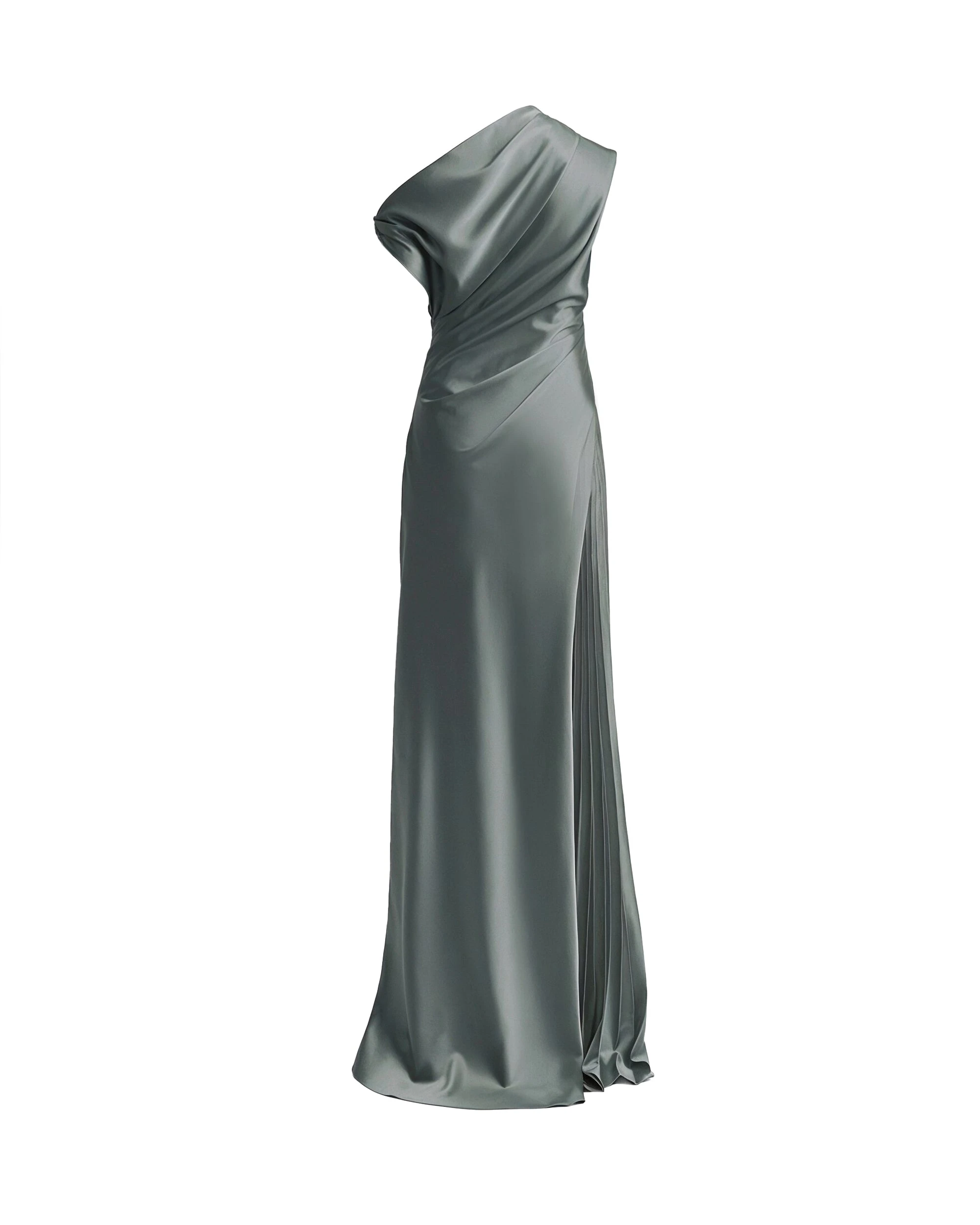 Gemy Maalouf Asymmetrical Plissé Under-Skirt Dress Gemy Maalouf Asymmetrical Plissé Under-Skirt Dress