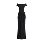 Gemy Maalouf Floral Off-Shoulder Dress