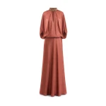 Gemy Maalouf Keyhole Batwing Dress