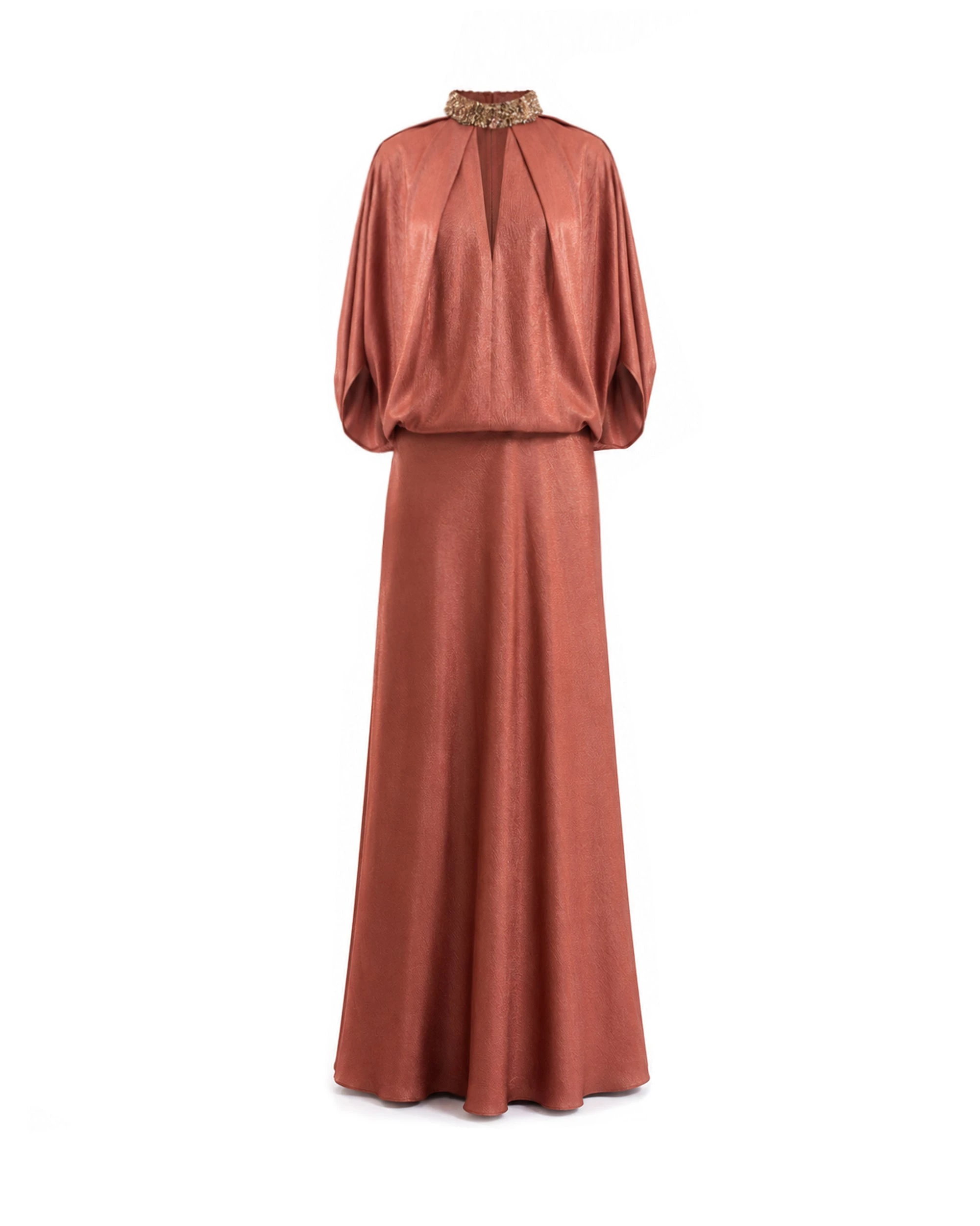 Gemy Maalouf Keyhole Batwing Dress Gemy Maalouf Keyhole Batwing Dress