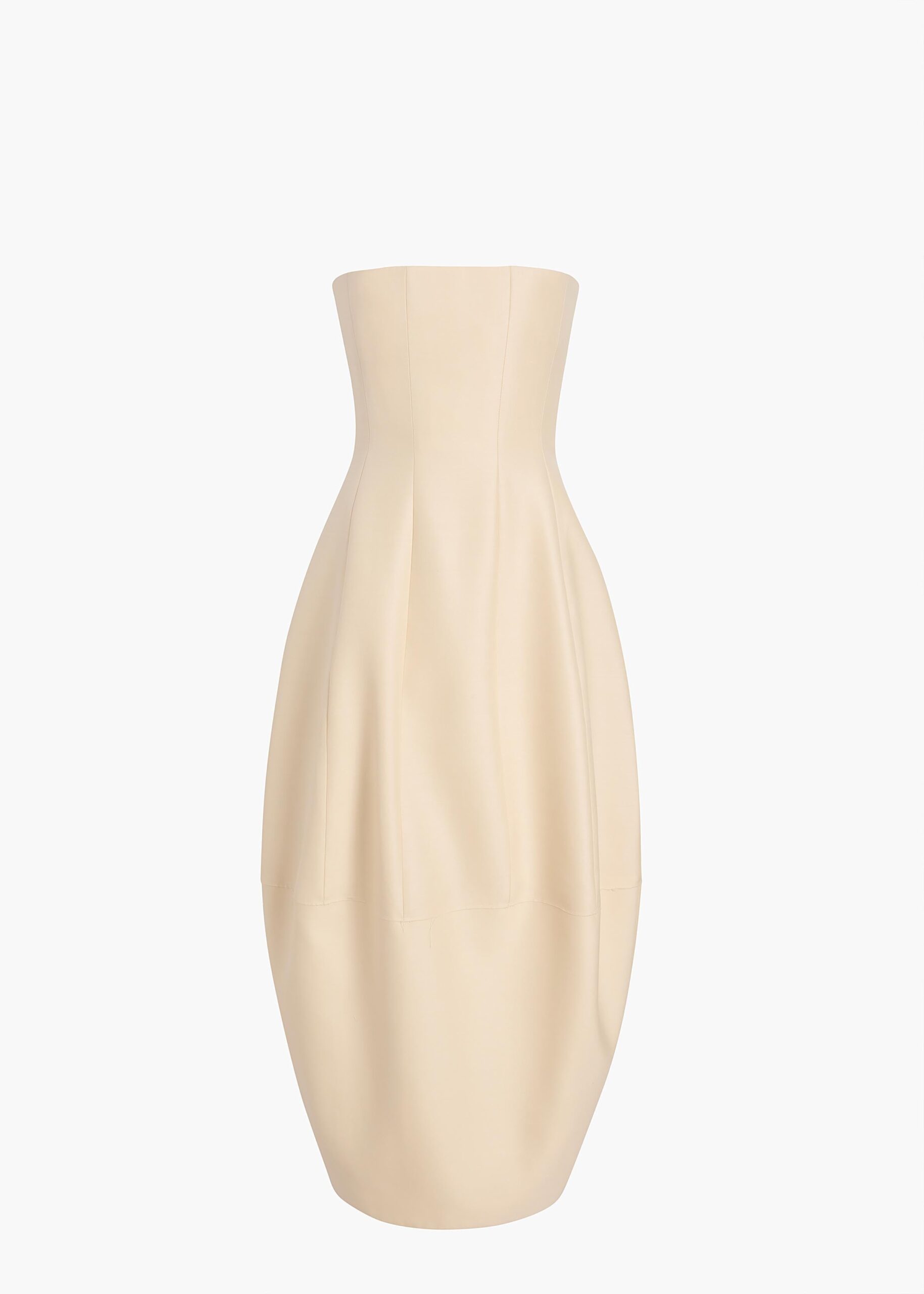 Khaite Stela Dress in Ivory Glow Khaite