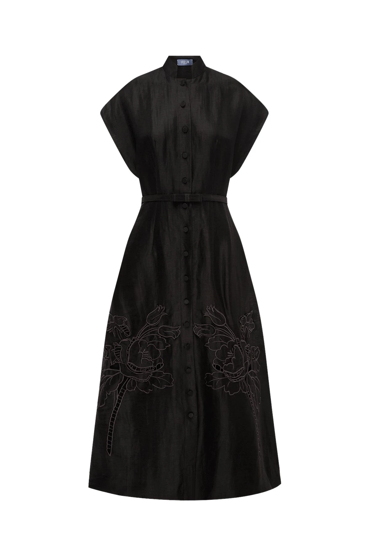 Leo-Lin-Aubrey-Applique-Shirt-Midi-Dress-in-Ebony77142_nobg Leo Lin