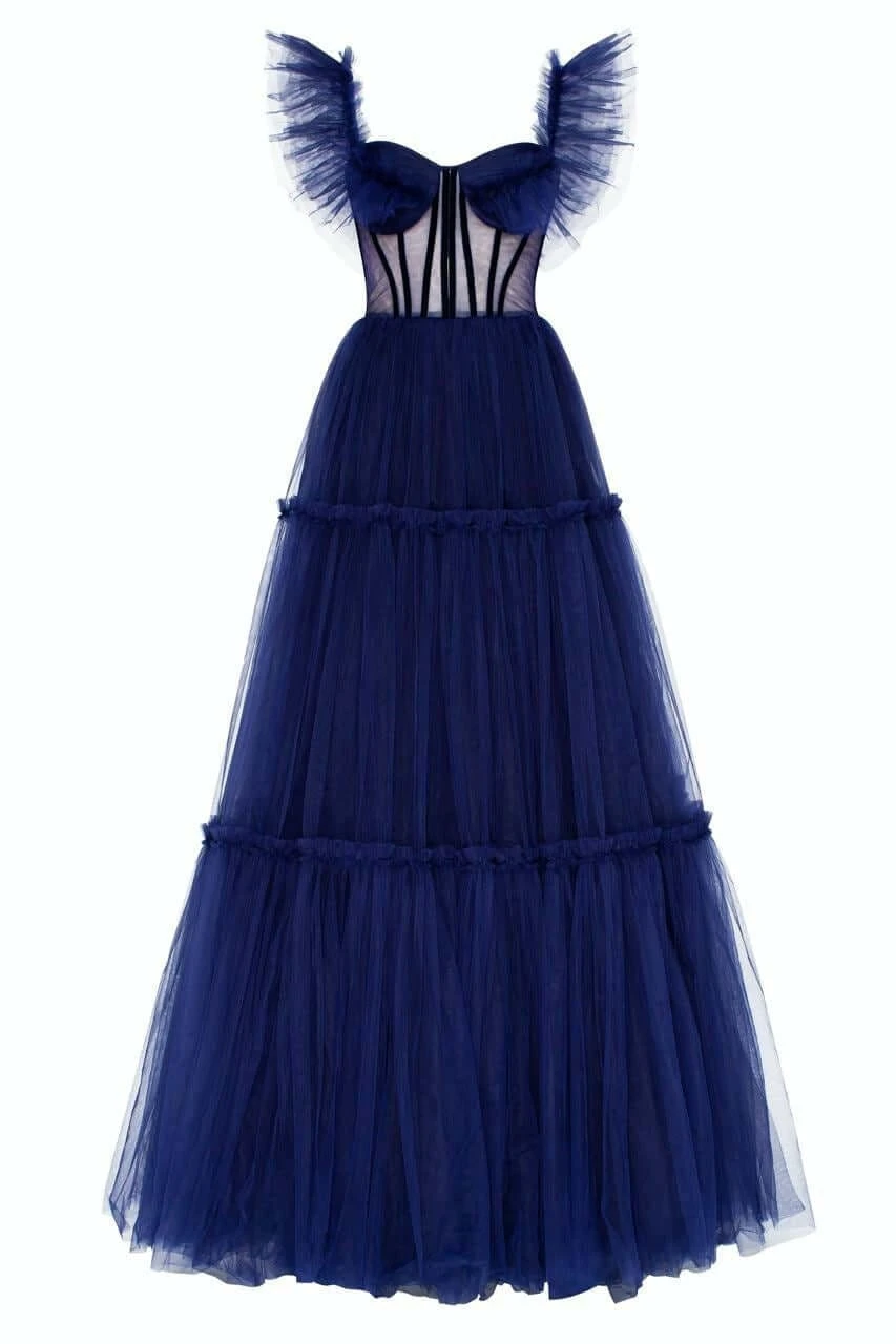 Milla Elegant Off-the-Shoulder Maxi Dress - Dresses - Ukrainian Luxury Evening Gown at Luxury Shoes Milla dresses