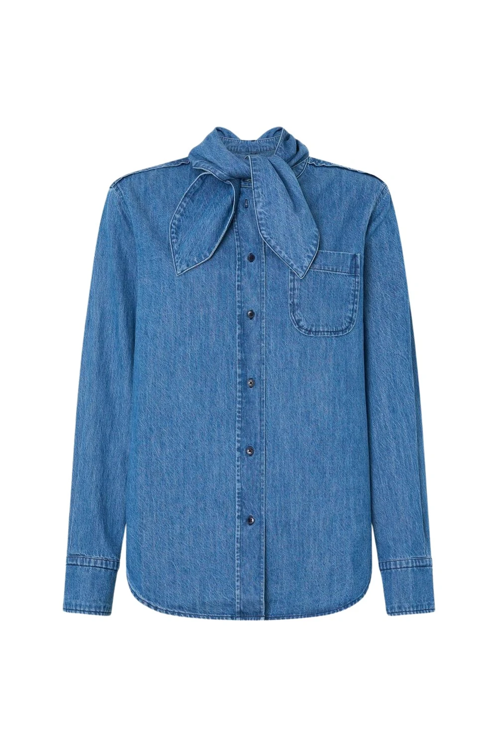 Oroton-Denim-Tie-Neck-Shirt-Denim61038_nobg Oroton
