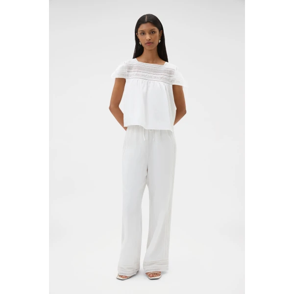 Lace Trim Pyjama Pant