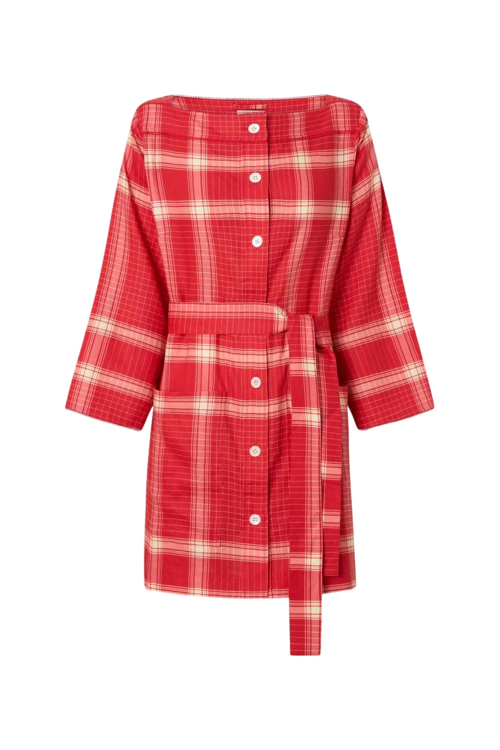 Oroton-Vintage-Check-Tunic-Dress-Ribbon-Red45802_nobg Oroton