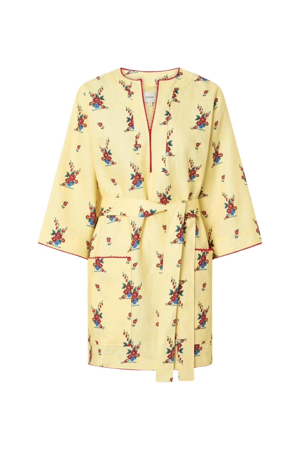 Oroton-Wallpaper-Floral-Print-Tunic-Dress-Lemon28474_nobg Oroton