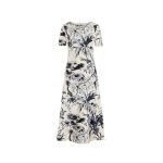 Oscar de la Renta Chiné Palm Leaves Knit Dress - Dresses - American Luxury Evening Wear at Luxury Shoes 