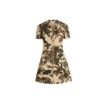 Oscar de la Renta Chiné Palm Leaves Tweed Dress - Dresses - American Luxury Evening Wear at Luxury Shoes 