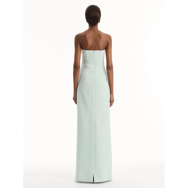 Oscar de la Renta Crystal Floral Embroidered Gown - Dresses - American Luxury Evening Wear at Luxury Shoes 