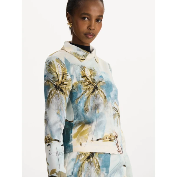 Oscar de la Renta Dominican Landscape Shorts - Shorts - American Luxury Evening Wear at Luxury Shoes 