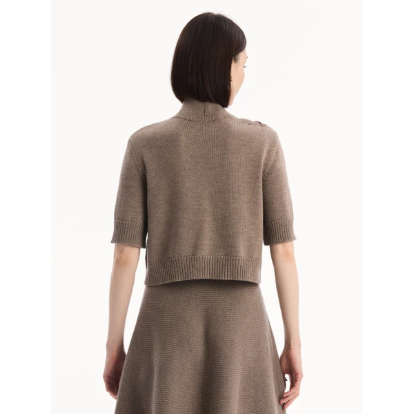 Oscar de la Renta Hibiscus Embroidered Knit Pullover - Knitwear - American Luxury Evening Wear at Luxury Shoes 