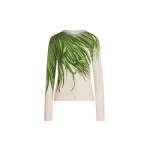 Oscar de la Renta Palm Leaves Cardigan - Knitwear - American Luxury Evening Wear at Luxury Shoes 