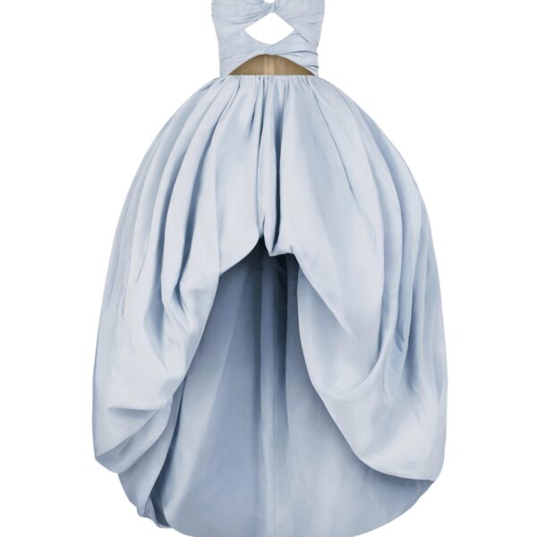 Oscar de la Renta Silk Faille High-Low Gown - Dresses - American Luxury Evening Wear at Luxury Shoes 