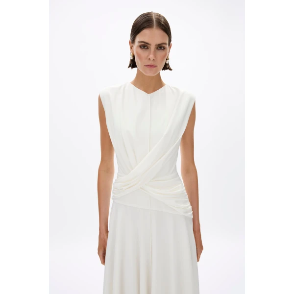 Rachel Gilbert Iver Dress - Rachel Gilbert Ivory - Australian Luxury Evening Wear at Luxury Shoes 