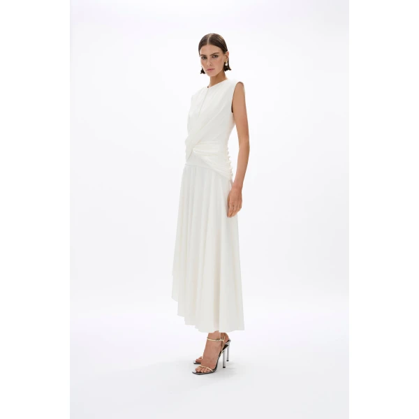Rachel Gilbert Iver Dress - Rachel Gilbert Ivory - Australian Luxury Evening Wear at Luxury Shoes 