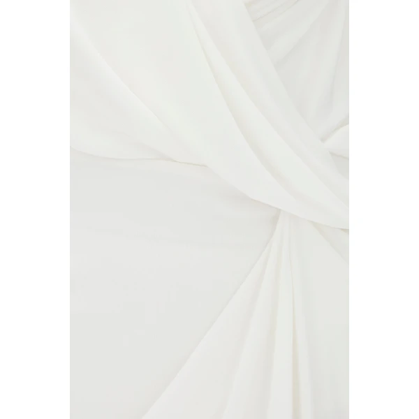 Rachel Gilbert Kingston Drape Top - Rachel Gilbert Ivory - Australian Luxury Evening Wear at Luxury Shoes 