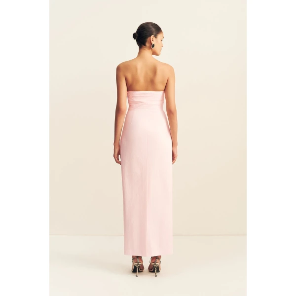Shona Joy Campbell Strapless U Wire Maxi Dress