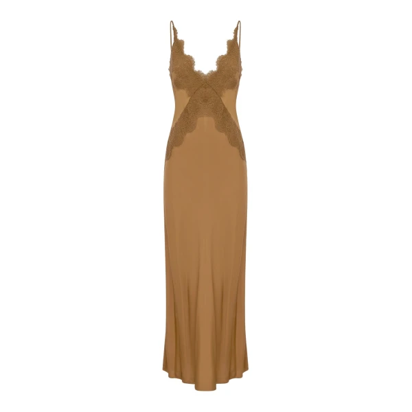 Shona Joy Simona Lace Slip Maxi Dress