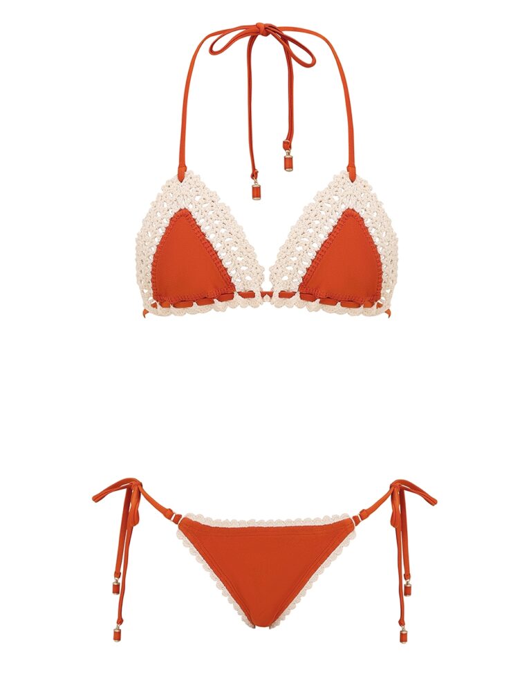 Mahon Crochet Tri Bikini