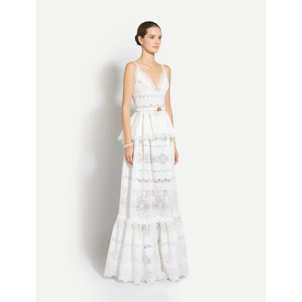 Zuhair Murad Broderie Long Skirt - Skirts - Lebanese Haute Couture and Evening Gowns at Luxury Shoes 