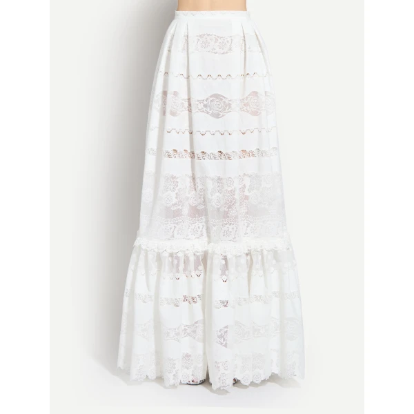 Zuhair Murad Broderie Long Skirt - Skirts - Lebanese Haute Couture and Evening Gowns at Luxury Shoes 