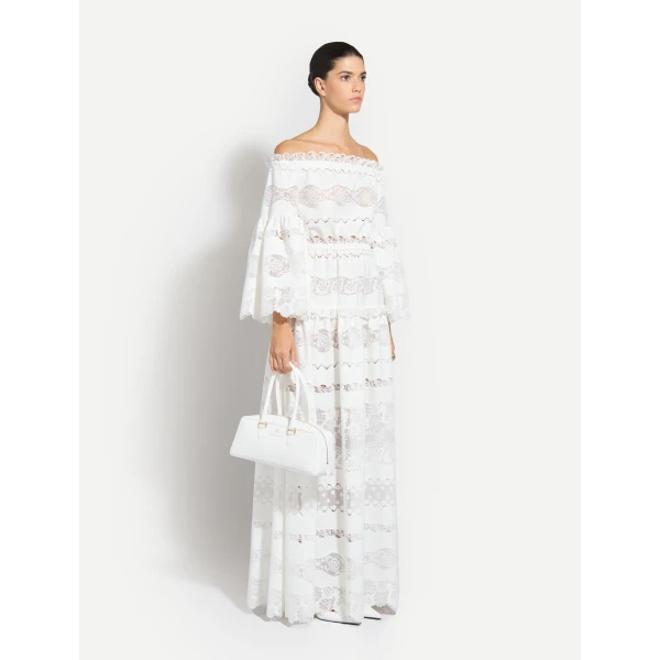 Zuhair Murad Broderie Off-Shoulder Dress - Dresses - Lebanese Haute Couture and Evening Gowns at Luxury Shoes 