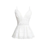 Zuhair Murad Broderie Top - Tops - Lebanese Haute Couture and Evening Gowns at Luxury Shoes 