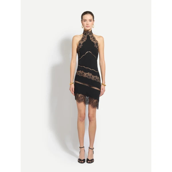 Zuhair Murad Cady Halter Mini Dress - Dresses - Lebanese Haute Couture and Evening Gowns at Luxury Shoes 
