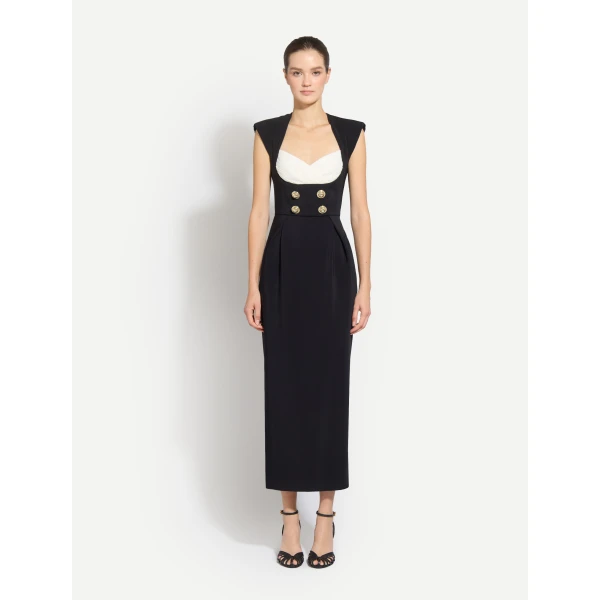 Zuhair Murad Cady Midi Dress - Dresses - Lebanese Haute Couture and Evening Gowns at Luxury Shoes 